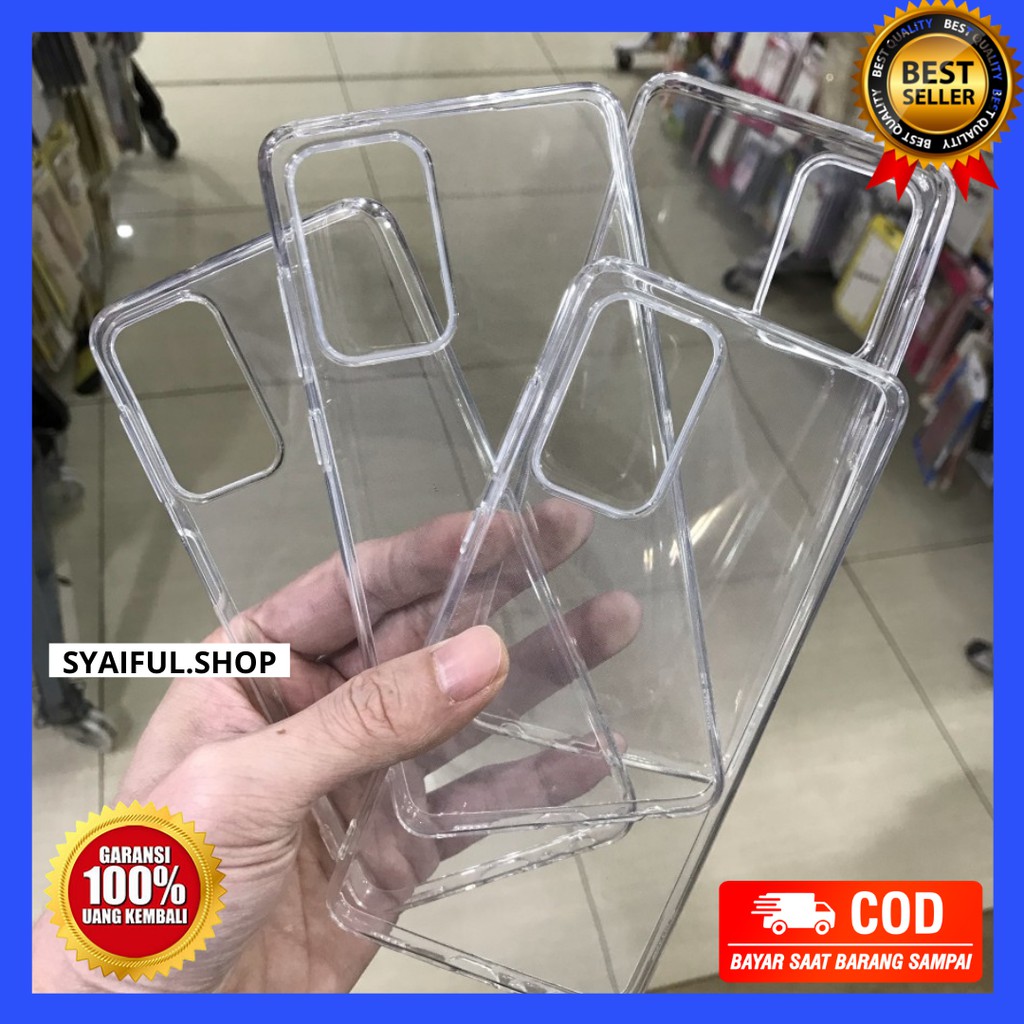 SAMSUNG A32/A52/A72 5G 2021 PREMIUM SILIKONE CLEAR CASE 1.2MM ANTI JAMUR