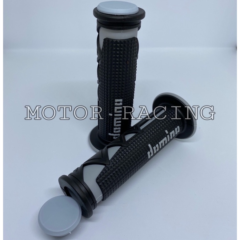 HANDGRIP DOMINO NEW SHARK UNIVERSAL BEAT VARIO HONDA YAMAHA DLL(SEMUA MOTOR BISA)