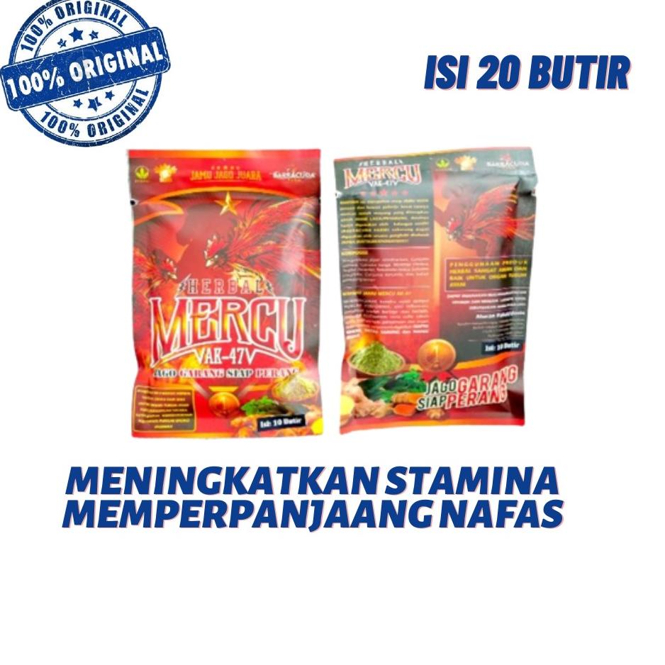 ✿Ready stock❅↕ JAMU AYAM HERBAL MERCU AK 47 bungkus an - meningkatkan kemampuan berlaga 60 ✿