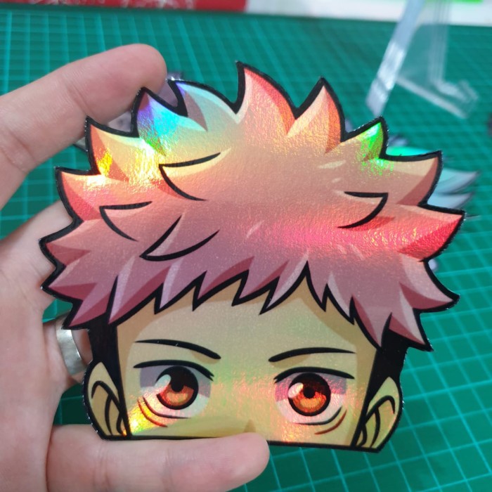 

Sticker Hologram Anime - PSH243 -Besar - Jujutsu Kaisen - Yuji Itodari
