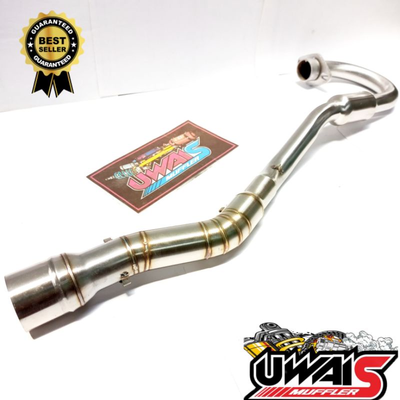 LEHER KNALPOT KLX 150 DTRACKER 150 LEHERAN KNALPOT INLET 50 MM