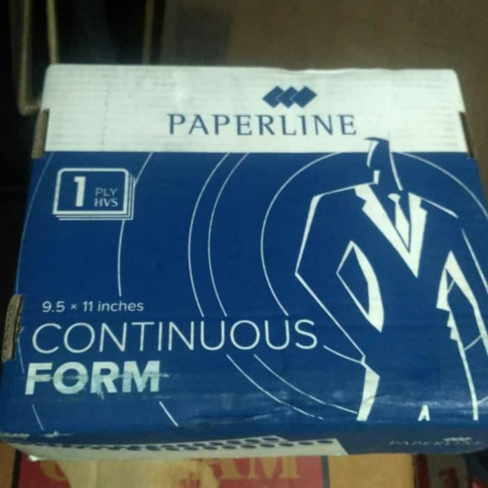 

Kertas / Kertas Continuous Form 9.5 X 11" 1Ply - Paperline