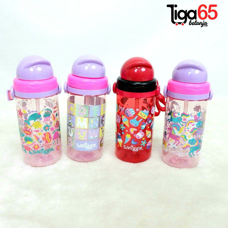 365 Botol Minum Anak Sedotan Motif Kartun BPA Free 650ml / Water Bottle 868 / Water Bottle 862