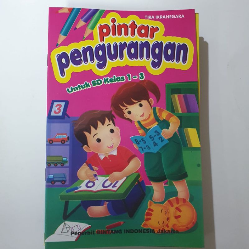 BUKU TK PINTAR PENJUMLAHAN, PINTAR PERKALIAN, PINTAR PENGURANGAN, PINTAR PEMBAGIAN (per jilid/paket)