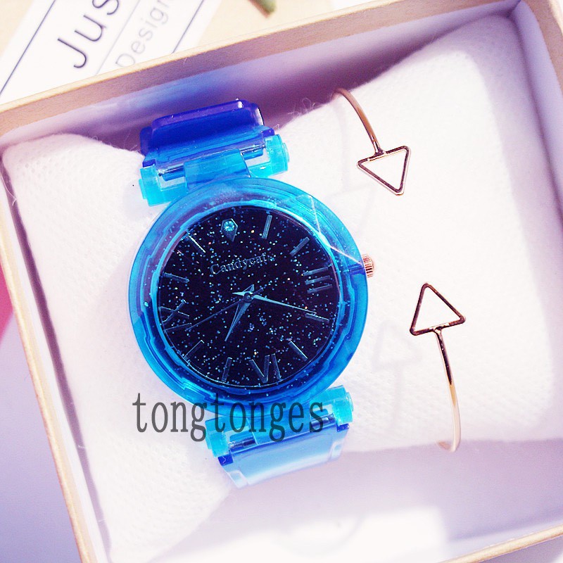 ✅[COD] JAM TANGAN WANITA JELLY TRANSPARAN KOREA FASHION WATCH