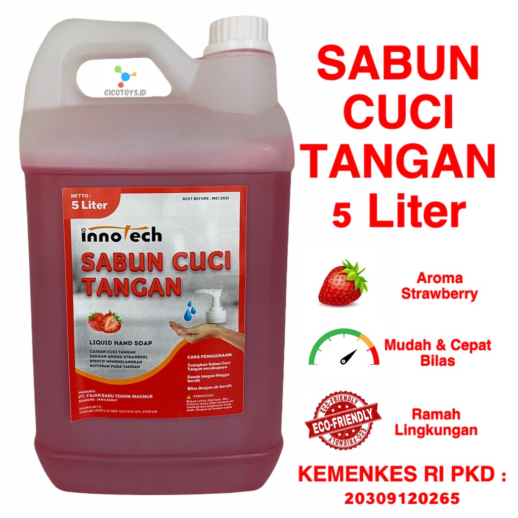 SABUN CUCI TANGAN 5 Liter KEMENKES BUKAN YURI