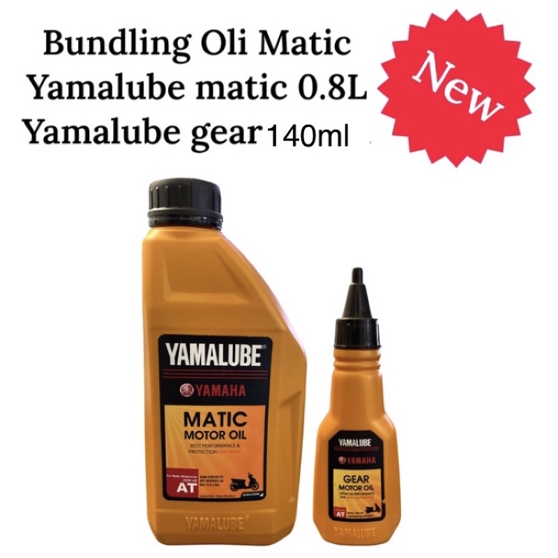 Paket YAMALUBE MATIC 800ML Oli Gardan Yamalube 100 ML