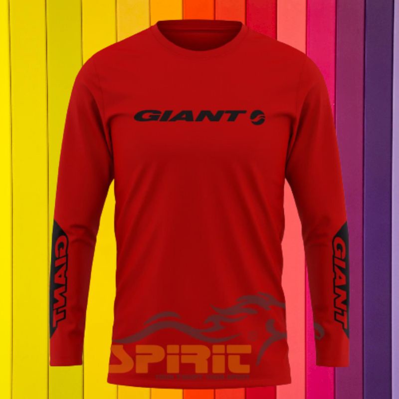 KAOS SEPEDA GIANT LENGAN PANJANG PRIA/WANITA