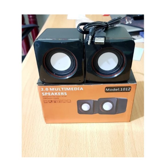 Mini Speaker Multimedia Model AP101 Be-5777 101Z Kabel USB Komputer Laptop Notebook Smartphone Aktif-3