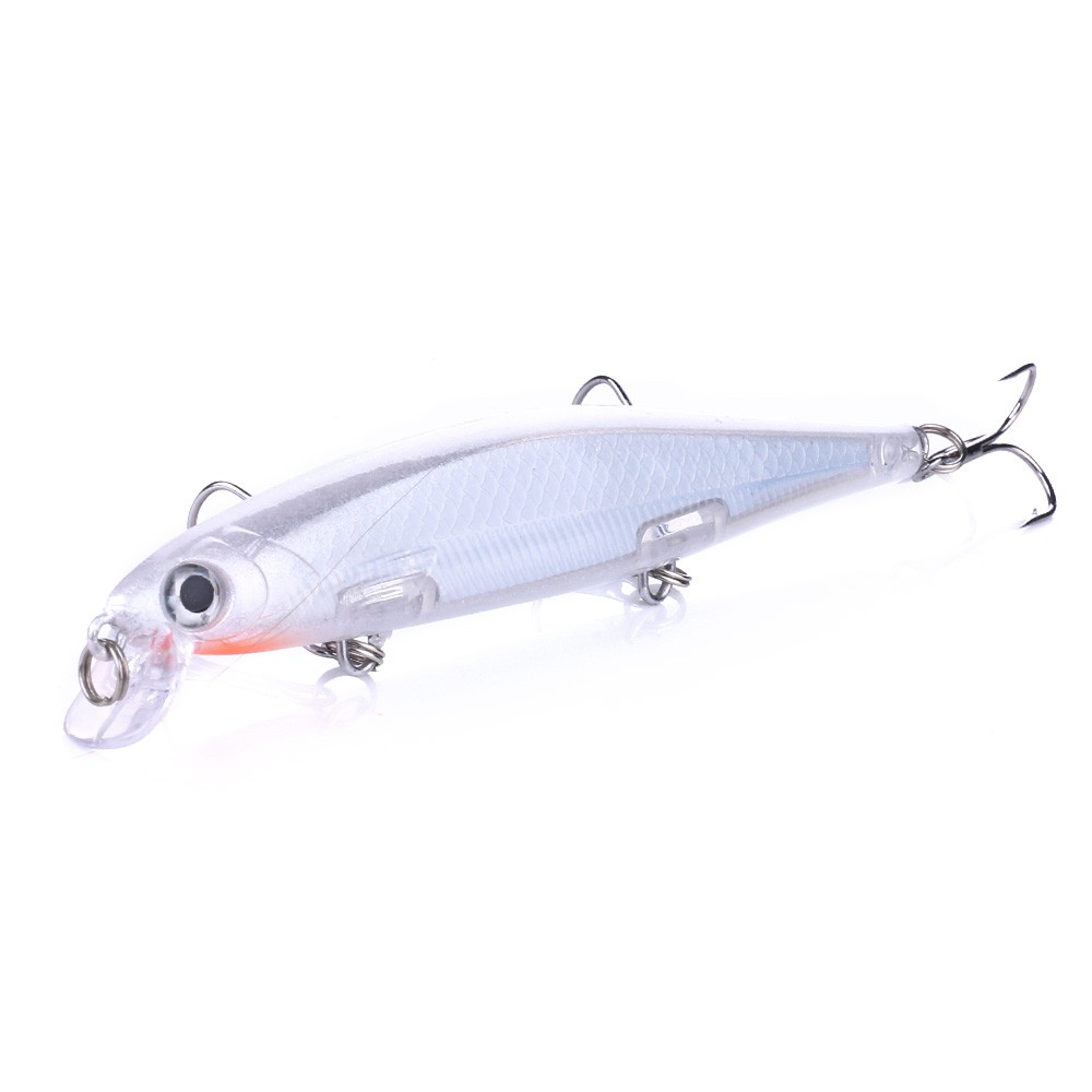 HENGJIA 10PCS Minnow Umpan Pancing Swimbait Ikan Fishing Lure 11cm/13g Wobbler Bait Tackle