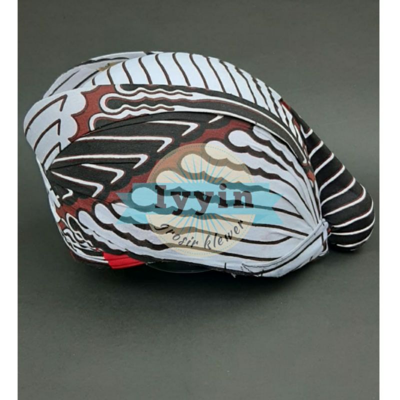 Blangkon jogja Jebeh Dewasa Motif Batik Putihan