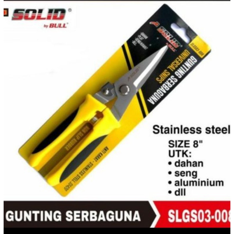 

Gunting Stainless Steel 8 Inch Plat Seng Kawat Serbaguna