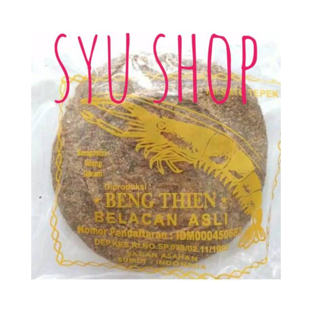 

Terasi trasi medan beng thien tien belacan