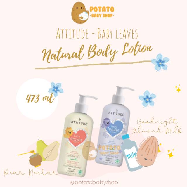 Attitude Baby Leaves - Natural Body Lotion