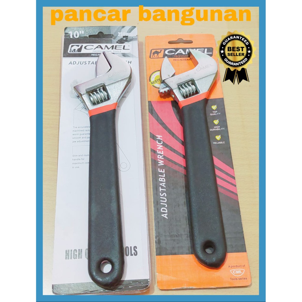KUNCI INGGRIS 10 INCH CAMEL - ADJUSTABLE WRENCH 10 INCH - CAMEL KUNCI INGGRIS 10 INCH - KUNCI INGGRI
