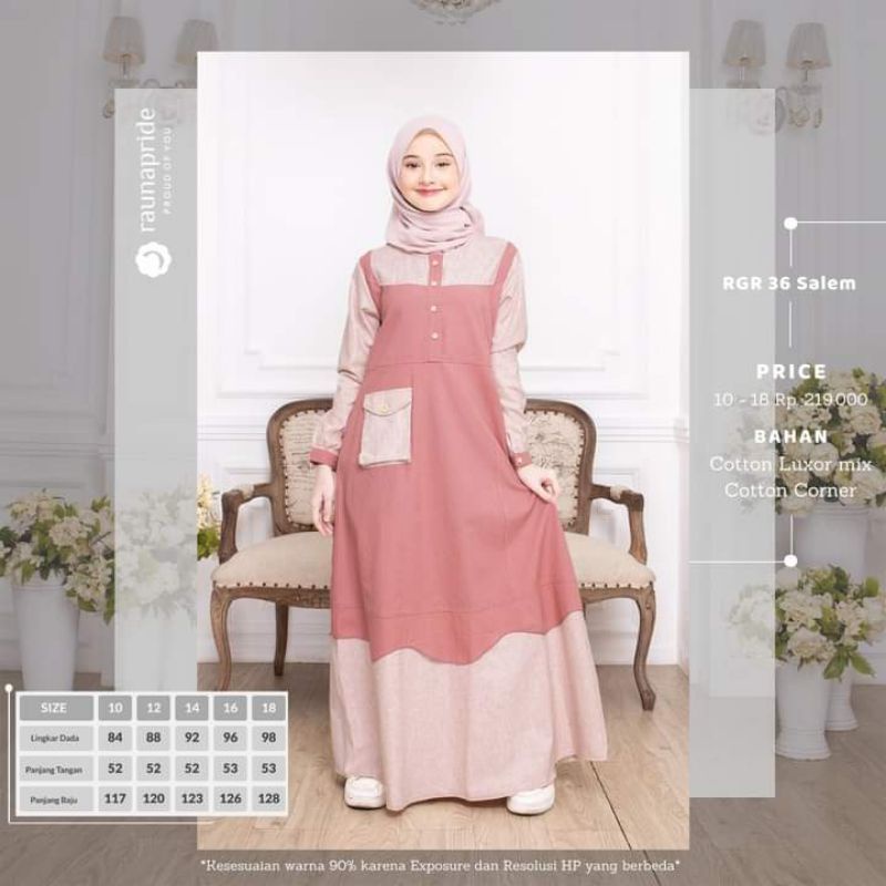 Gamis Rauna Remaja