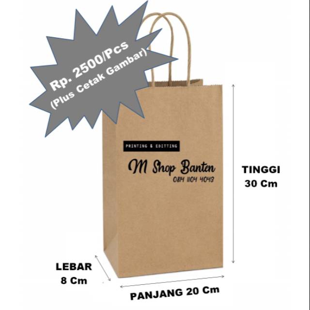 

Paper bag sedang