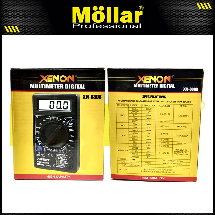 XENON XN-830B Multimeter Digital Multi Tester