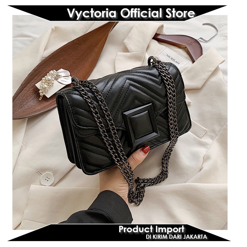 (COD) Vyctoria VOS22902 Tas Selempang Wanita Handbag Import Promo JT732 CR7438 BQ2902 LT1359 732 7438 22902 1359