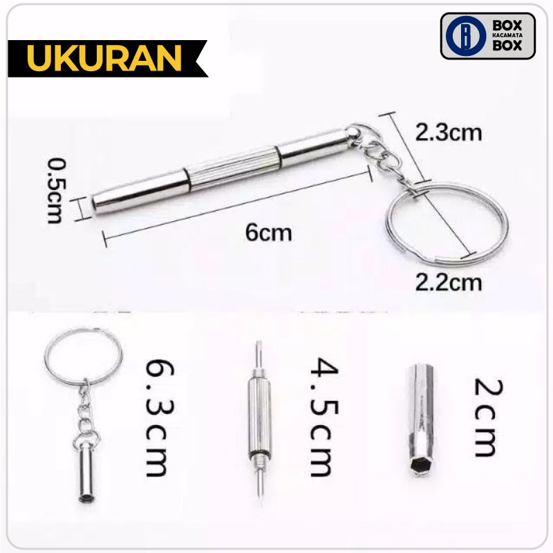 Obeng Kacamata Serbaguna / Set Obeng 3in1 / 5in1 / 10 in 1 Multifungsi Reparasi / Set Obeng Kecil Aksesoris Screwdriver Toolkit