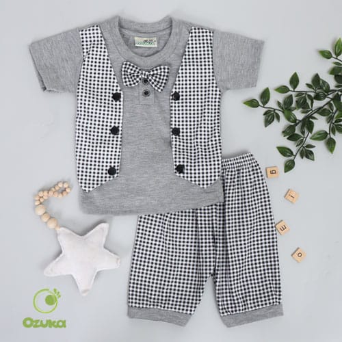 Baju Bayi Laki Laki Setelan Rompi Dasi Bayi Keren Ozuka