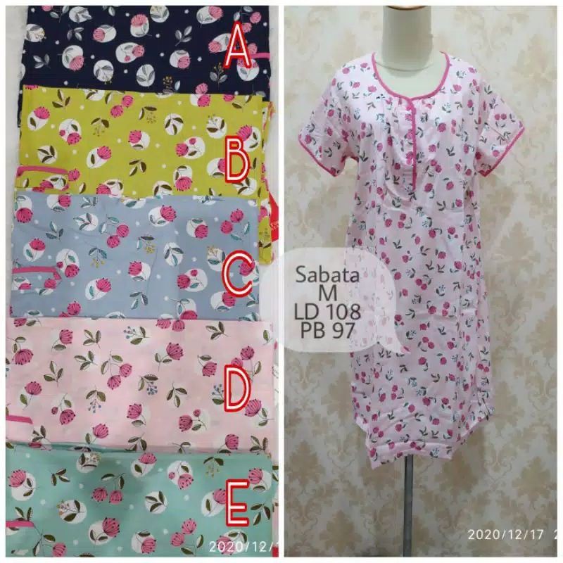 Pretty Girl Daster SABATA size L pendek busui daster murah daster rumahan