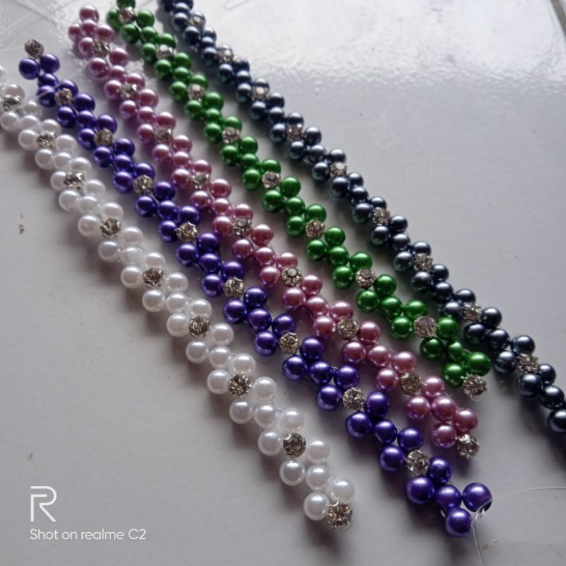 mutiara rangkai 1 cm