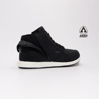 Aerostreet 37-42 Gospell Hitam Putih - Sepatu Sneakers