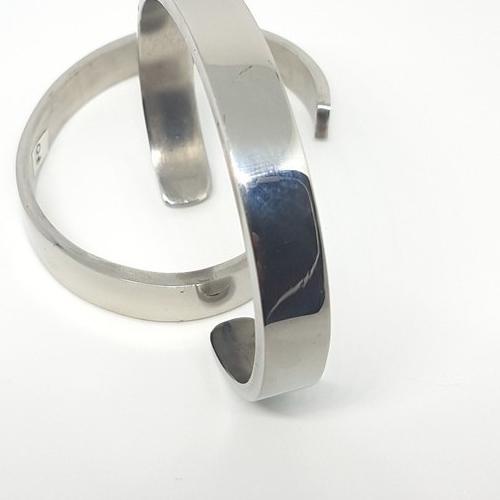 ֍ Gelang tangan Plat Polos dan ukir Besi Putih Asli Ambon ➳