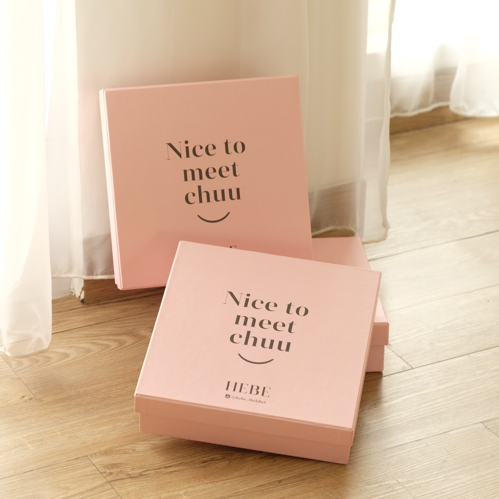 PREMIUM HEBE Gift Box PINK - Hadiah &amp; Greeting Card