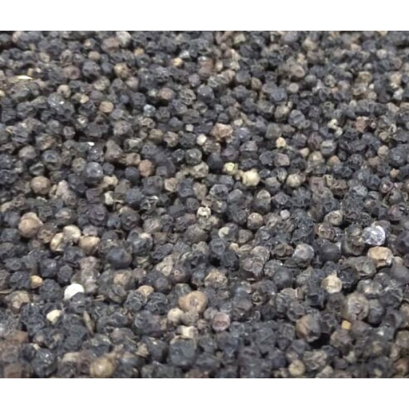 Biji Lada Hitam Kalimantan utuh bulat ASLI 250 Gram quality dijamin pedas / Lada Hitam 250 gram