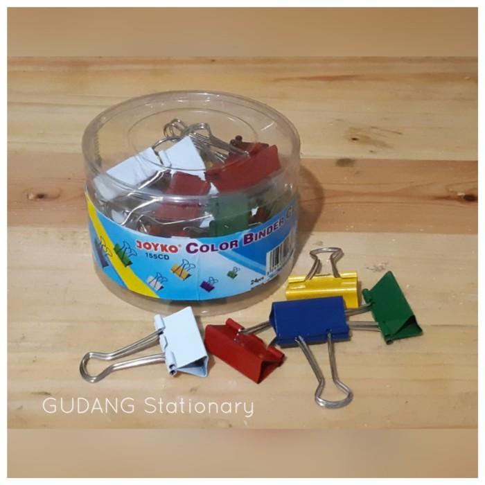 

Klip | Binder Clip Warna 30Mm Joyko [ Isi 24 Pcs ]