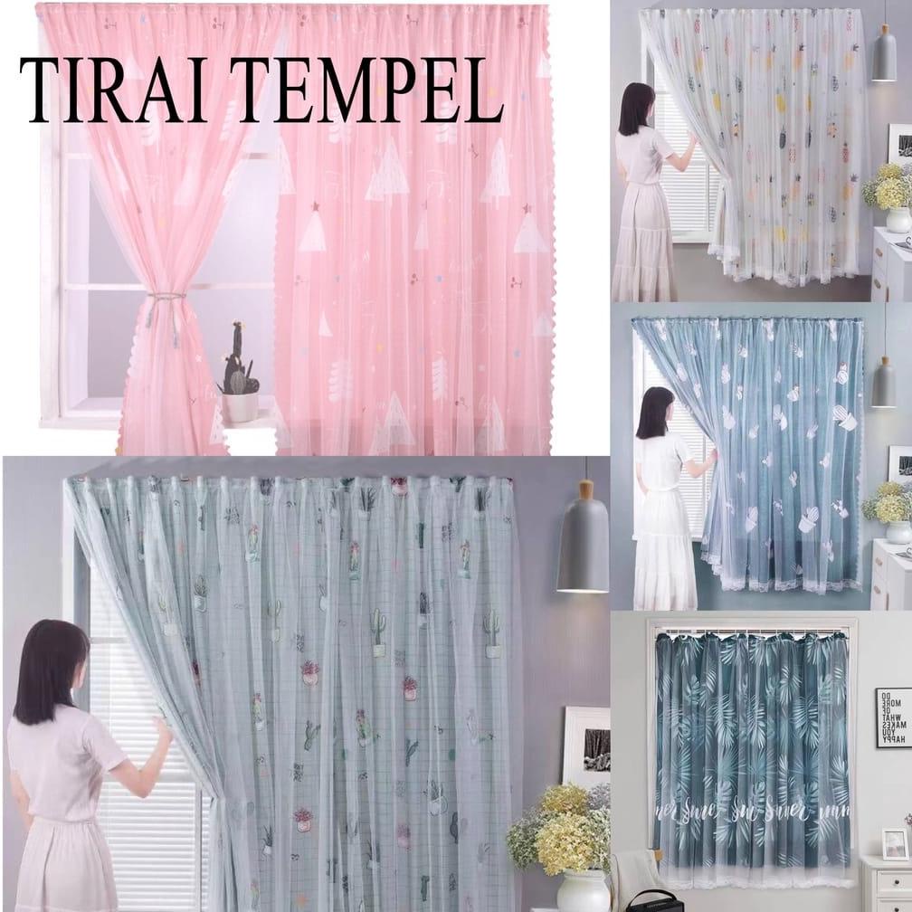 TIRAI HORDENG JENDELA GORDEN MAGIC TANPA PAKU PEMASANGAN GAMPANG VELCRO KUALITAS BAIK TERLARISSSS...