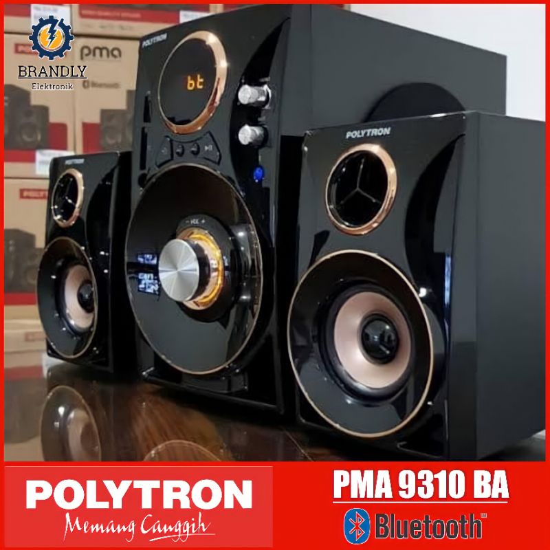 Speaker Salon Bluetooth Portable Bass Polytron | Multimedia Audio Speaker Bluetooth Politron