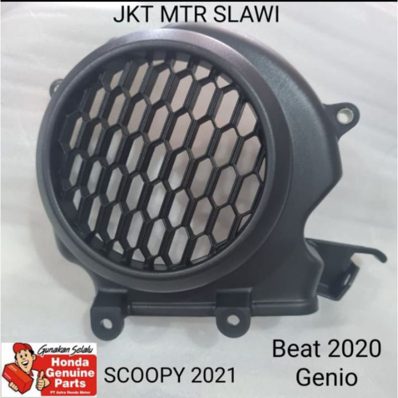 19610-K0J-N01 tutup kipas scoopy prestige 2021-2022 k2f,scoopy prestige, genio, beat deluxe asli hon