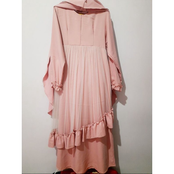 preloved lodira dress baju lebaran satu set