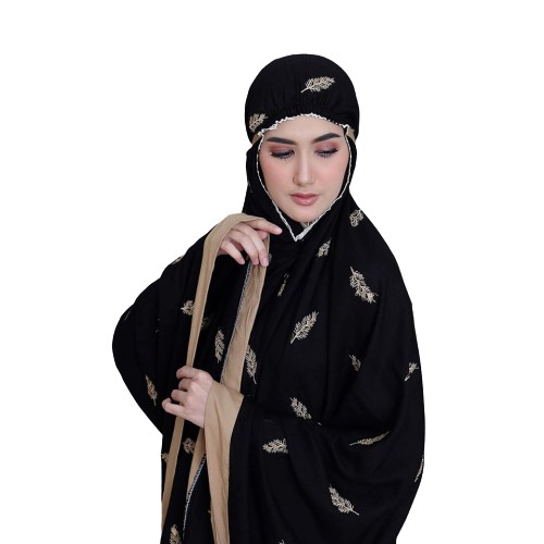 Mukena Dewasa Bordir-Mukena Dewasa Putih-Mukena Terbaru-Mukena Motif daun