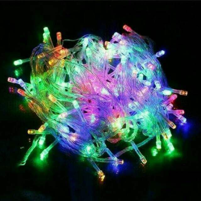 (COD) lampu natal LED Warna RGB Twinkle Light Hias pohon / dinding