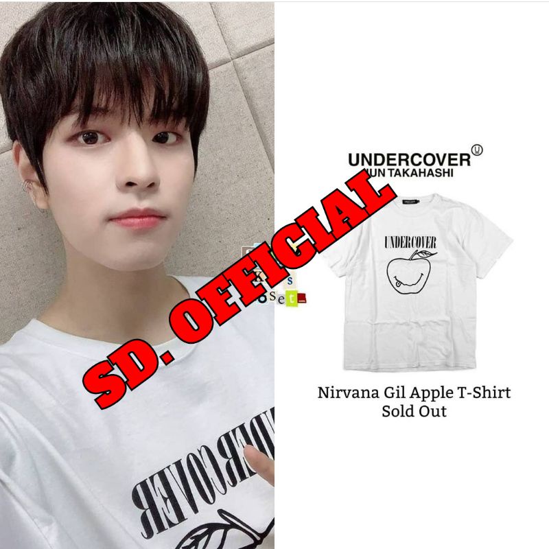 Kaos Straykids Seungmin Undercover apple