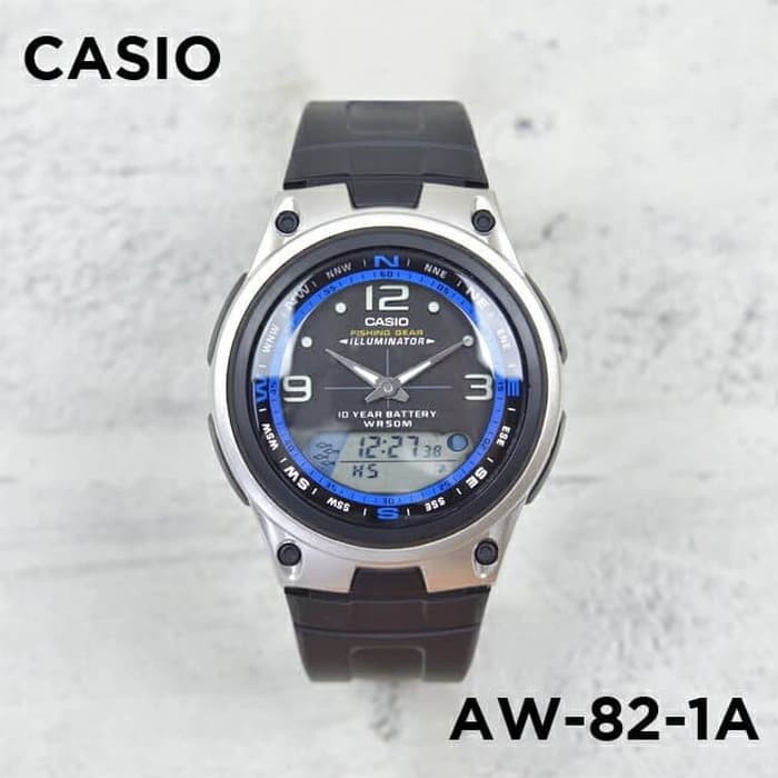 

JAM TANGAN PRIA CASIO STANDART AW-82-1A ORIGINAL GARANSI RESMI 1TH