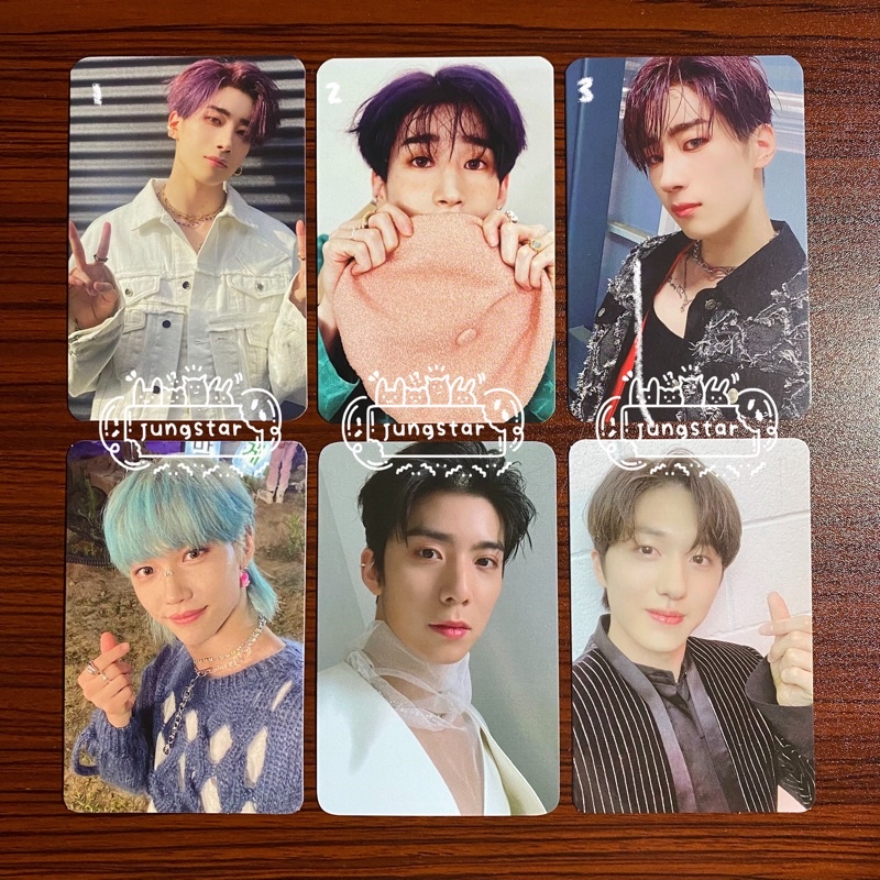 han seungwoo victon, hwiyoung, chani turn over sf9 photocard pc