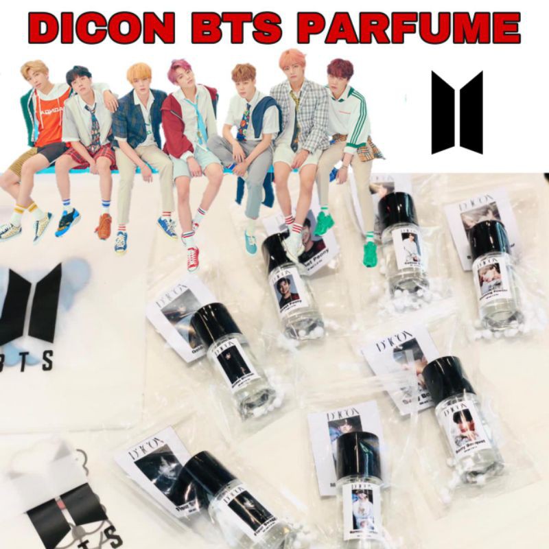 BISA COD Gratis Tas + Postcard New D-ICON BTS BT21 Parfume Minyak Wangi 2021