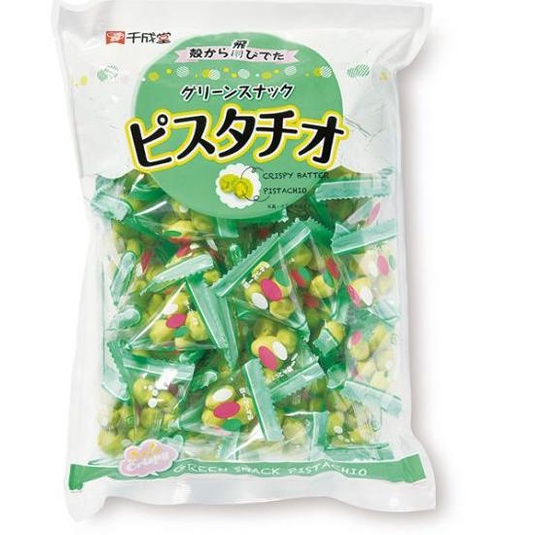 

Sennarido Green Snack Crispy Batter Pistachios 90g Kacang Jepang