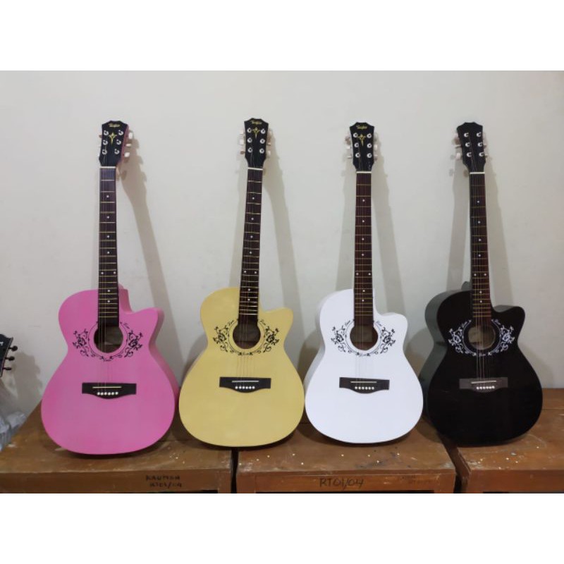 Gitar akustik taylor swift tanam besi-3