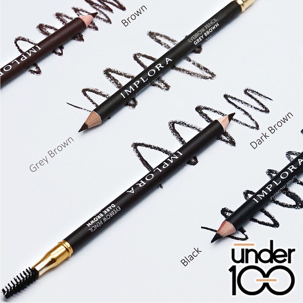 ❤ UNDER100 ❤ Implora (✔️BPOM) Pensil Alis 2.5 gram ( soft eyebrow pencil )