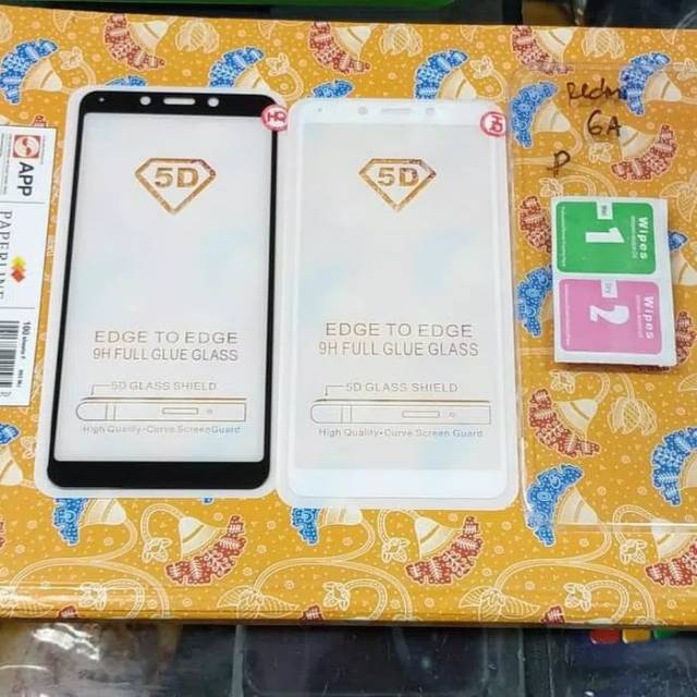 Tempered glass Redmi 6 Screen guard Redmi 6 Antigores Redmi 6 Full