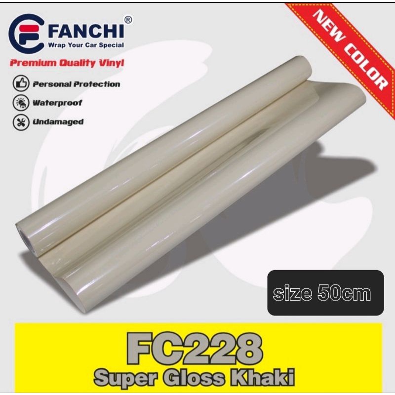 Sticker Fanchi FC228 Super Gloss Glossy Khaki Milan Premium Wrap