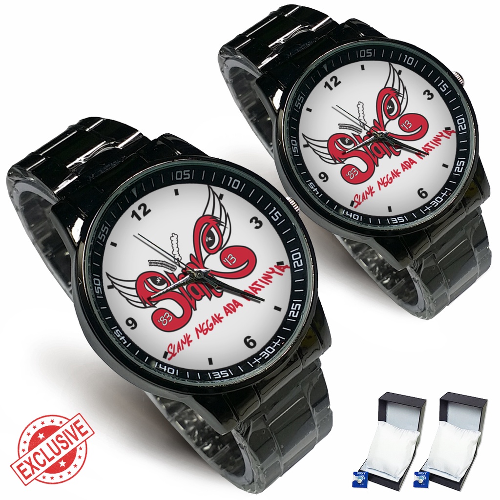 Jam Tangan Rantai Couple SLANK Motif 20