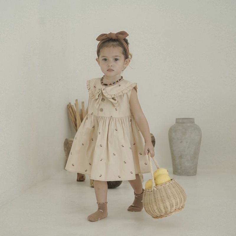 BELL&amp;BO - NOEMIE DRESS - DRESS BELL N BO - BAJU ANAK PEREMPUAN