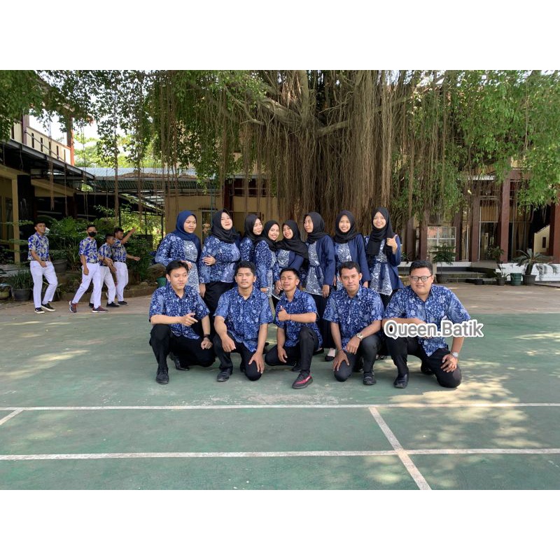 Baju batik wanita modern Bluse Batik wanita